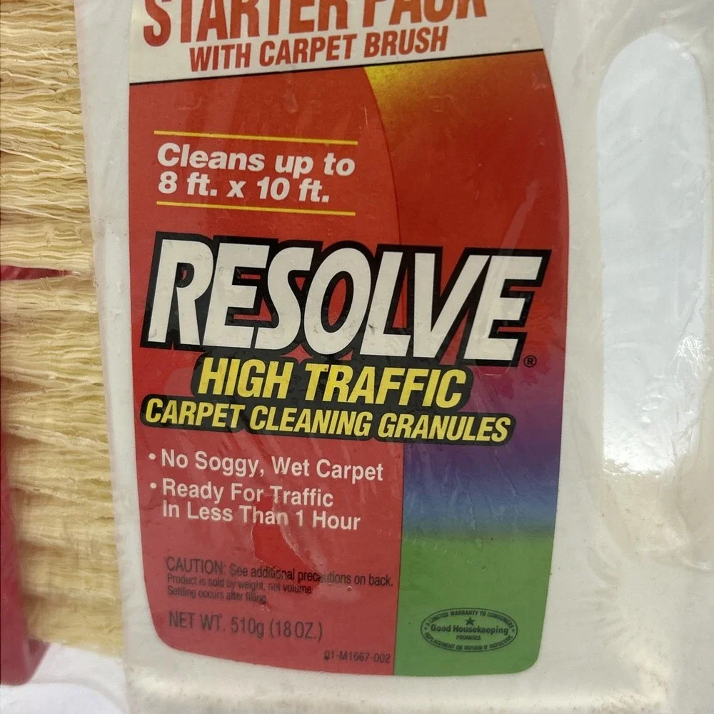 Vintage Resolve Carpet Cleaning Granules & Brush Starter Kit -Discontinued